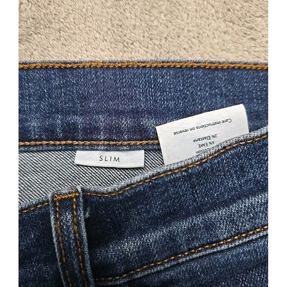 Tecovas Jeans Men's 36x30 Slim Jean Medium Blue Denim, EUC - Picture 6 of 8